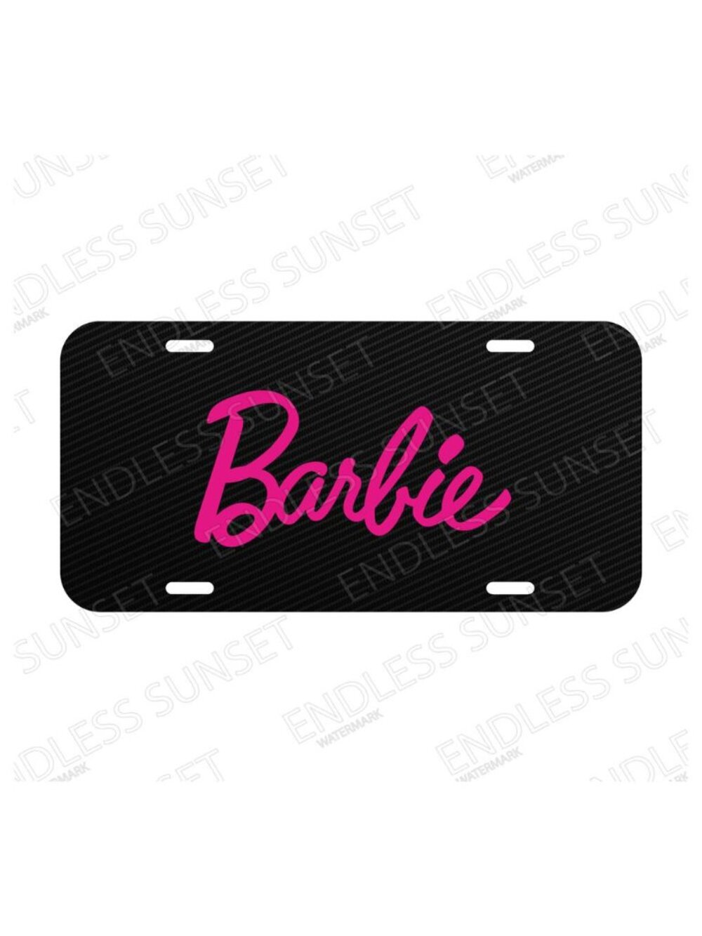NEW Barbie Aluminum License Plate CAR SUV Truck